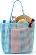 Beach Tote Bag for Women – Waterproof Mesh Tote Bag, Large Capacity Sandproof Beach Bags for Travel