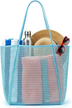 Beach Tote Bag for Women – Waterproof Mesh Tote Bag, Large Capacity Sandproof Beach Bags for Travel