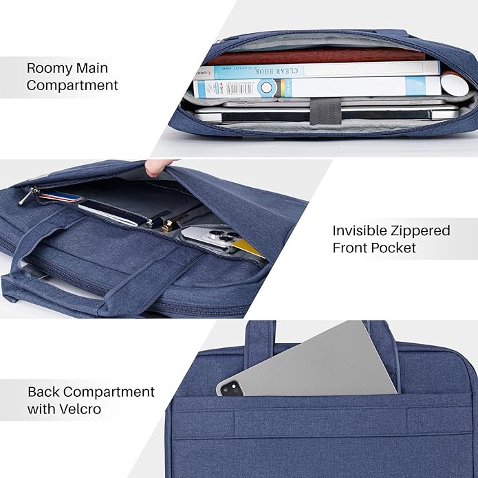 BAFFINA Laptop Shoulder Bag 15.6 16 17.3 Inch for Men Women,Waterproof Computer Carrying Case Messenger Bag Briefcase Work