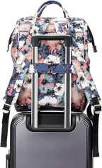 Kinmac Waterproof Laptop Backpack For Laptop Up to 15.6 Inch Men Women Travel Outdoor Backpack (Camellia)