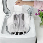 2 Pack Shoe Dryer Bag, Reusable Sneaker Dryer Bag for Shoes, 15.7x15.7 in Mesh Shoe Drying Bags with Zipper and Strap for Washing Machine