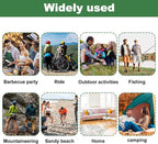 Travel Folding Camping Stool, Use Height 14" and Max Weight 240 lbs Outdoor Portable Party Chair Fishing Chair Seat for Camping Fishing Hiking Gardening and Beach Painting
