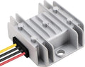 DROK Adjustable Voltage Regulator, IP68 Waterproof DC to DC Buck Converter 8-35V to 3-24V 5A, Aluminum Protective Case Step Down Converter 5V 12V Power Supply