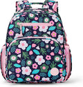 mibasies Kids Backpack for Girls: Girls Backpack 5-8 - Kindergarten Elementary School Bookbag for Girl - Pulan Flower Pink