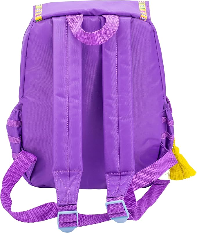 AI ACCESSORY INNOVATIONS Dora The Explorer’s Backpack, 12” Girls Mini Cosplay Backpack, Purple