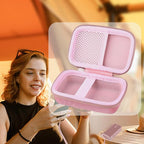 khanka Hard Case for Anker 3-in-1 Power Bank USB C Charger Block,Anker 10,000mAh Portable Charger,Case only. (Pink)
