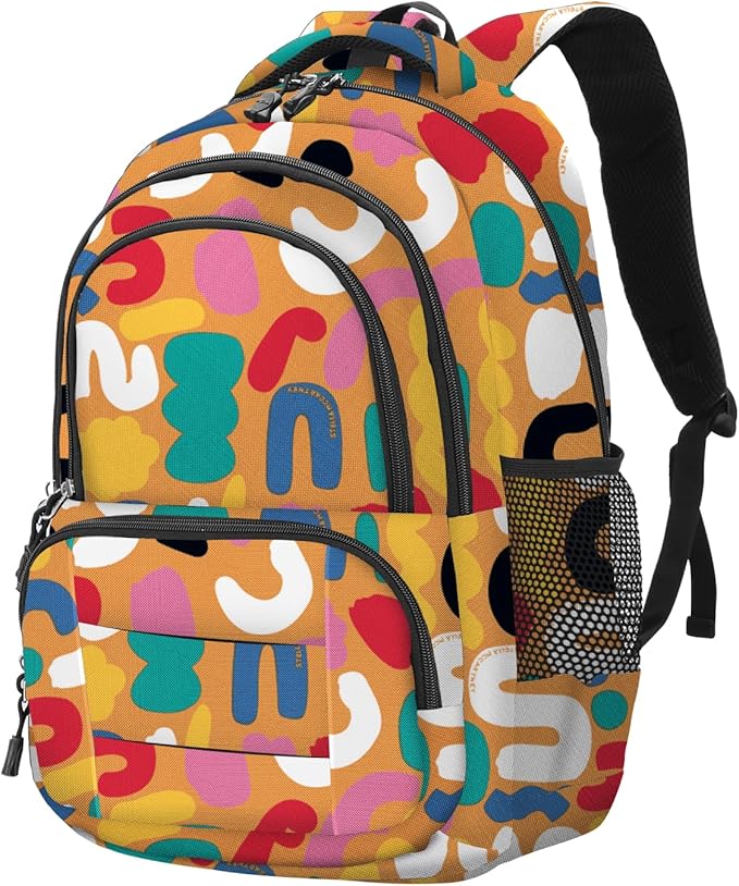 rickyh style School Backpack Travel Bag for Men & Women Lightweight College Back Pack with Laptop Compartmen