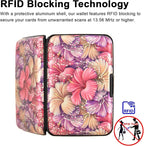 Credit Card Holder Small RFID Blocking Wallet Business Metal Slim Mini Aluminum Hard Case for Women Men