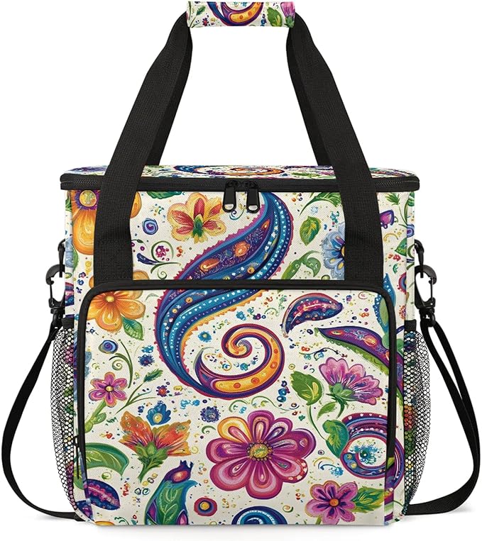 Coffee Maker Carrying Bag Travel Storage Tote Bag Compatible with Keurig K-Mini or K-Mini Plus Portable Single Serve Coffee Brewer Case with Pockets for K-Cup Pods (Bag Only)