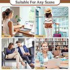 AGLOD Vegan Leather Laptop Backpack for Women 15.6 Inch Work Backpack Purse for Travel College