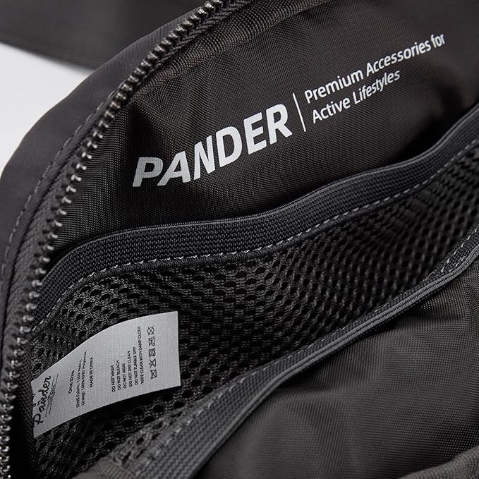Pander Cross Body Fanny Pack for Women, Fashion Waist Packs, Crossbody Bags, Belt Bag with Adjustable Strap (Dim Grey).