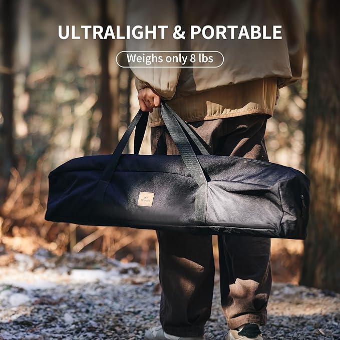 Naturehike Folding IGT Camping Table, Portable IGT Cook System, Ultralight Aluminum Camp Table for Outdoor Picnic Car RV Trip Patio Backyard BBQ