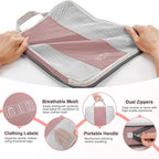 10 Set Compression Packing Cubes for Travel Essentials,Compressible Expandable Packing Cubes for Suitcase,OlarHike Luggage Organizer Bags for Travel,Handy Helper for Organizing Clothes(Light Coral)