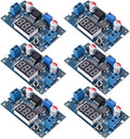 LM2596 DC-DC Buck Power Converter Module, Adjustable Voltage Regulator 4-40V to 1.25-37V Buck Converter with LED Voltmeter Display (Pack of 6)