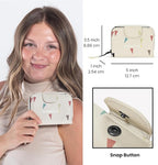Sherpani Barcelona, Nylon Bifold Zipper Pocket Wallet for Women, Travel Bag, RFID Protection