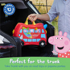 Trunki x Peppa Pig Ride-On Suitcase - Carry-on Approved Luggage, 18L Travel Bag, Kids Suitcases on Wheels for Girls and Boys, Lightweight Cabin Hand Luggage with Tow Strap