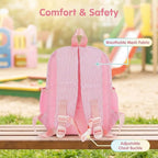 Mini Toddler Backpack for Girls 2-4, Cute Personalized Preschool Kindergarten Backpack for Kids Birthday Gifts (Pink K)