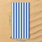 REDKISS 4 Pack Beach Towels 31x61 Inch, Ultra Lightweight Microfiber Pool Towels, Sand Free, Quick Dry & Highly Absorbent Cabana Striped Bath Towels for Beach, Swimming, Camping & Travel (Multicolor)