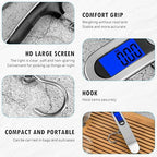 Luggage Scale, NEW 2.0 Portable Digital Suitcase Weight Scale with USB Charging, 110 Lb/50kg Luggage Scale with Hook, Travel Scale for Travel, Household and Outdoor