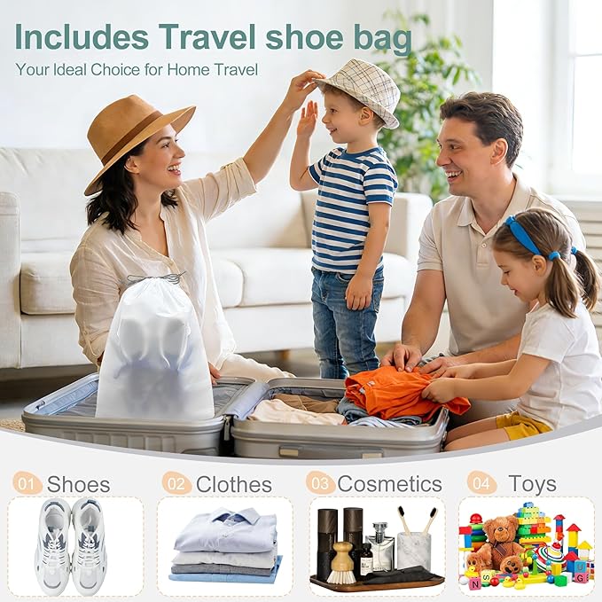Shoe Washing Machine Bag,Laundry Shoe Bag for Washer and Dryer,Reusable Shoe Cleaning Bag for Sneakers,Tennis Shoes,With Self-locking Zipper, Microfiber Inside,Include Shoe Bag (Pro Blue - 2 Pack)