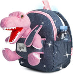 Pink Dinosaur Toys for Kids 5-7, Gifts for 5 Year Old Girls, 4 Year Old Girl Birthday Gift, Toddler Dinosaur Backpack