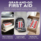 100 Person OSHA Compliant First Aid Kit for Businesses, Vehicles, Trucks, Construction Site - Type III, ANSI Class A Emergency Kit - 364 Piece Essential First Aid Supplies