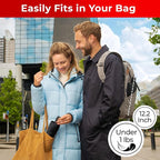 TUMELLA Inverted Windproof Umbrella, Large, Strong, Light, Portable, Automatic Reverse Folding Rain Umbrella, Durable Premium Grip, Fits Car & Backpack
