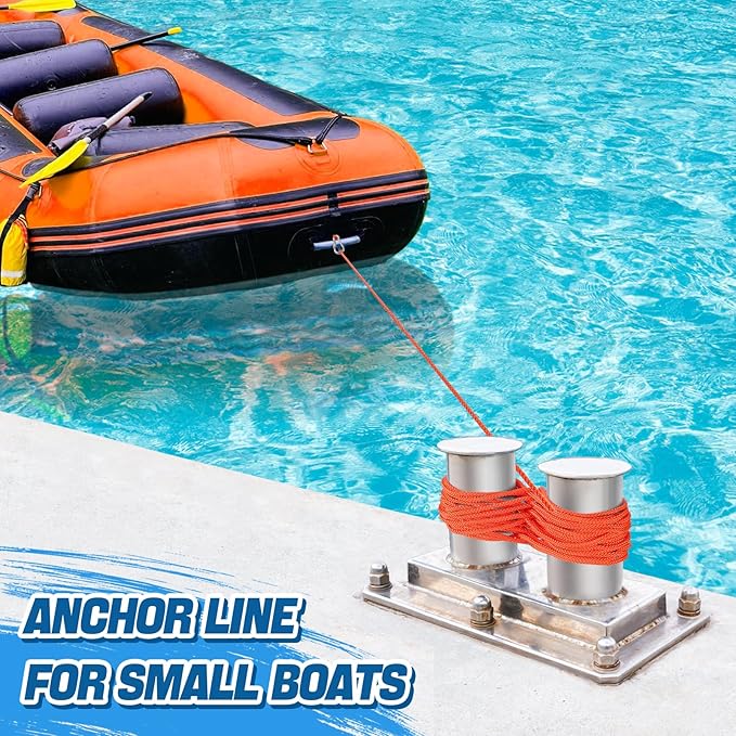 Water Floating Lifesaving Rope - Professional Throwing Pool Life Preserver Rope Line for Swimming Small Kayak Inflatable Boat