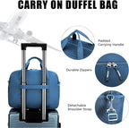 Uarition 14 inch Small Gym Bag for Men & Women, Mini Duffle Bag for Travel Sports, Lightweight Carry On Duffel Bag, Navy Blue