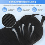 Airplane Foot Hammock, 2-Pack Travel Essentials Foot Rest for Plane Travel with Adjustment Strap, Long Flight Must Haves