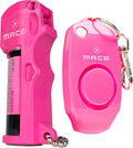 Mace Personal Safety Alarm & Mace Pepper Spray Kit - Loud 130db Siren with Built in Emergency Whistle, 10 Feet Range Pocket Model (0.42 oz) Self Defense Pepper Spray for Women & Men
