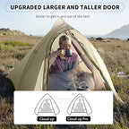 Naturehike Cloud Up Tent, Lightweight Backpacking Tents, Waterproof Ultralight Tent for Camping Hiking Backpacking