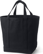 Lands' End Open Top Canvas Tote Bag