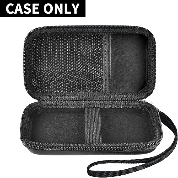 Case Compatible with INIU 10000mAh / for Anker 313 / for Apple MagSafe Portable Charger, Hard Travel Power Bank Battery Pack Storage Bag Fits for USB C and Accessories (Box Only) - Black