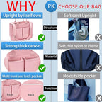 ZHMO Canvas Tote Bag for Women,Women's Bags Crossbody Bags Work Laptop Tote Bag Large Handbags Purse for Travel Nurse Teacher