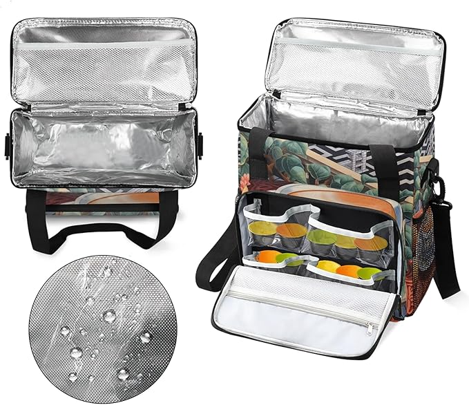 Coffee Maker Travel Bag Compatible with Keurig K-Mini, K-Mini Plus or Other Accessories, Portable Coffee Maker Case with Shoulder Strap for Travel(Bag Only)