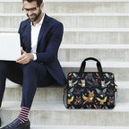 MNSRUU Laptop Bag for 15.6 inch Black Gothic Bats