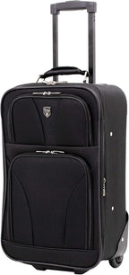 Travelers Club 3 Piece Bowman Luggage Set, Black Carry