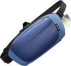 TOPEAST Waist Pack 4L Large Capacity Fanny Pack with Hidden Water Bottle Pocket, Water Resistant Crossbody Sling Bag for Men Women, Adjustable Belt Bag for Hiking Running Travel Cycling