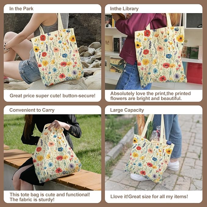 ANNA QUEEN Cat Tote Bag Shoulder Bag Handle Bag for Gym Yoga Picnic Beach Kitchen Reusable