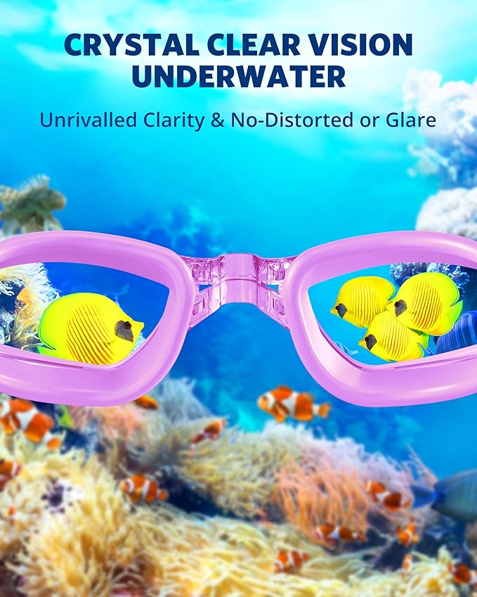Aegend Swim Goggles, Swimming Goggles No Leaking Full Protection Adult Men Women Youth