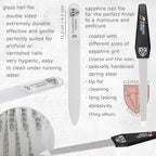 3 Swords Germany - brand quality 8 piece manicure pedicure grooming kit set synthetic leather case mint - Made in Germany