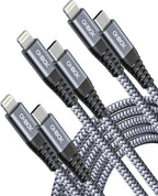 ohbox USB C to Lightning Cable 3Pack 6FT iPhone Fast Charger Cable USB-C iPhone Charging Cord Compatible with iPhone 14 13 13 Pro Max 12 12 Pro Max 11 XS XR X 8 iPad