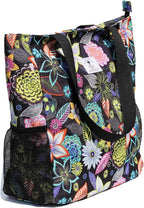 Original Floral Water Resistant Large Tote Bag Shoulder Bag for Gym Beach Travel Daily Bags Upgraded