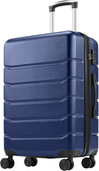 OLIXIS 29 Inch Luggage, Hardside Checked Suitcase with Spinner Wheels, Lightweight ABS Hard Shell Travel Luggage, TSA Approved Lock, Expandable Large Suitcase for Business & Travel–Blue