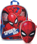 Fast Forward Spider-Man Boys Backpack and Lunch Box Set - 2 Piece 15 Inch School Backpack With Detachable Lunch Bag, Size One Size, Spider-Man Red Lunch Bag