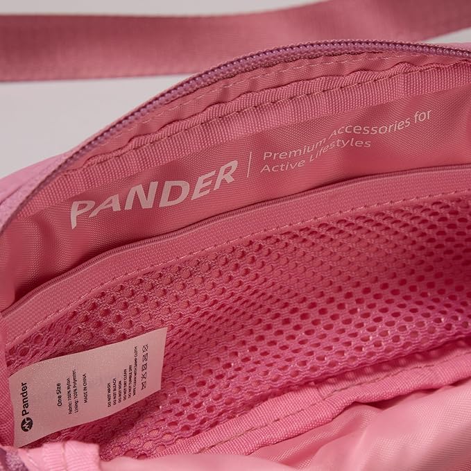 Pander Mini Belt Bag – Ultra Compact, Fits 6.7” Phone, Lipstick, Earbuds, Essentials, Small Crossbody Waist Purse, Lux Lavender