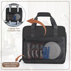 Anitor Portable Carrying Coffee Maker Travel Bag Match for Keurig K-Mini/K-Mini Plus/K-Express, Single Serve Coffee Machine Travel Bag with Padded Shoulder Straps Includes Multiple Storage Bags, Black