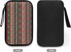 Tribal Electronic Organizer Travel Case Portable Tech Pouch Electronics Case Storage Bag for Cable Cord Charger Phone Earphone