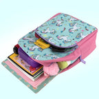 Trail maker 15 Inch Kids Backpacks for Boys & Girls | Preschool, Kindergarten, Elementary School Backpacks with Adjustable, Padded Straps (Upbeat Unicorns)